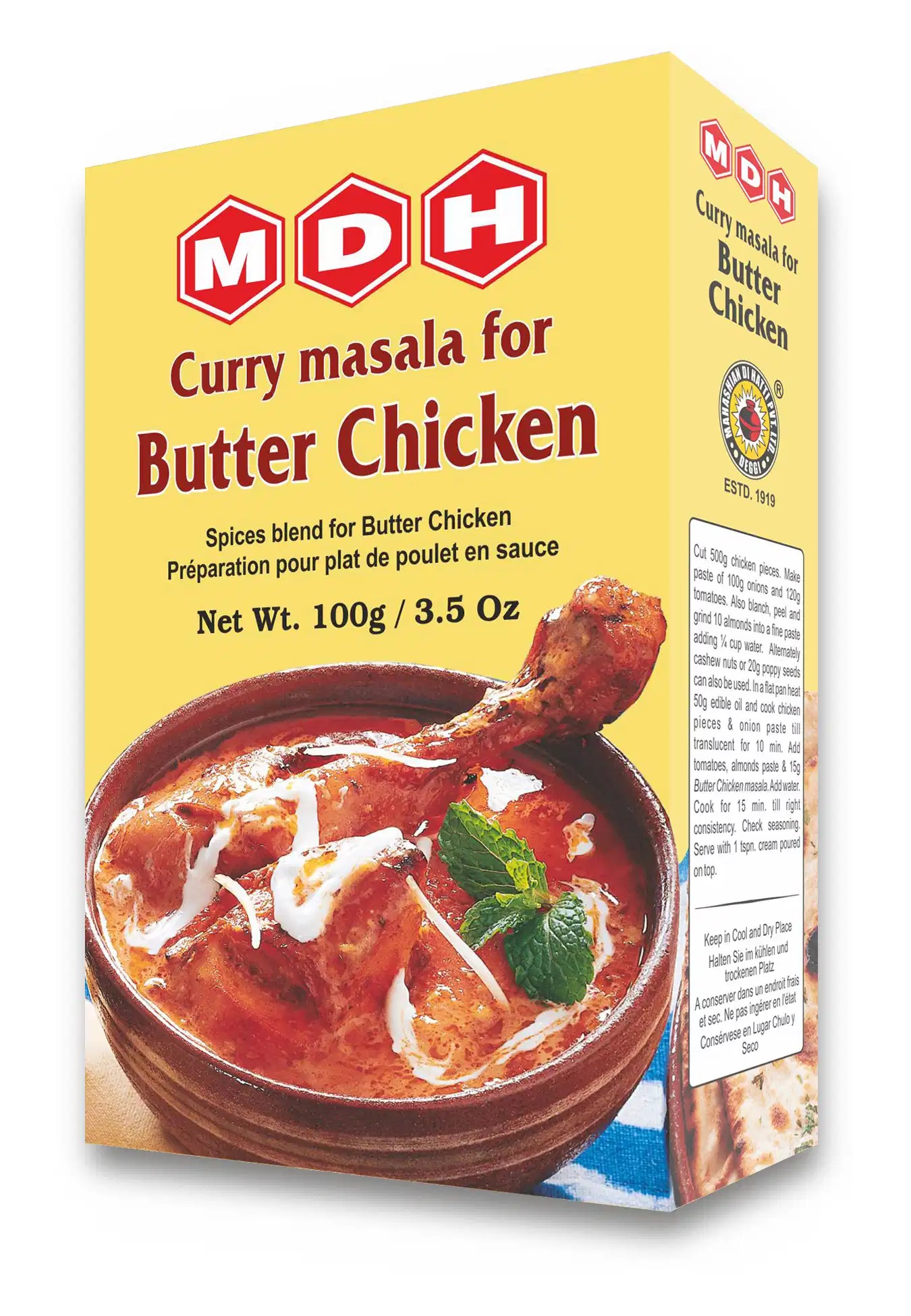6291103750051.jpg MDH Butter Chicken Masala 100G - Image 1