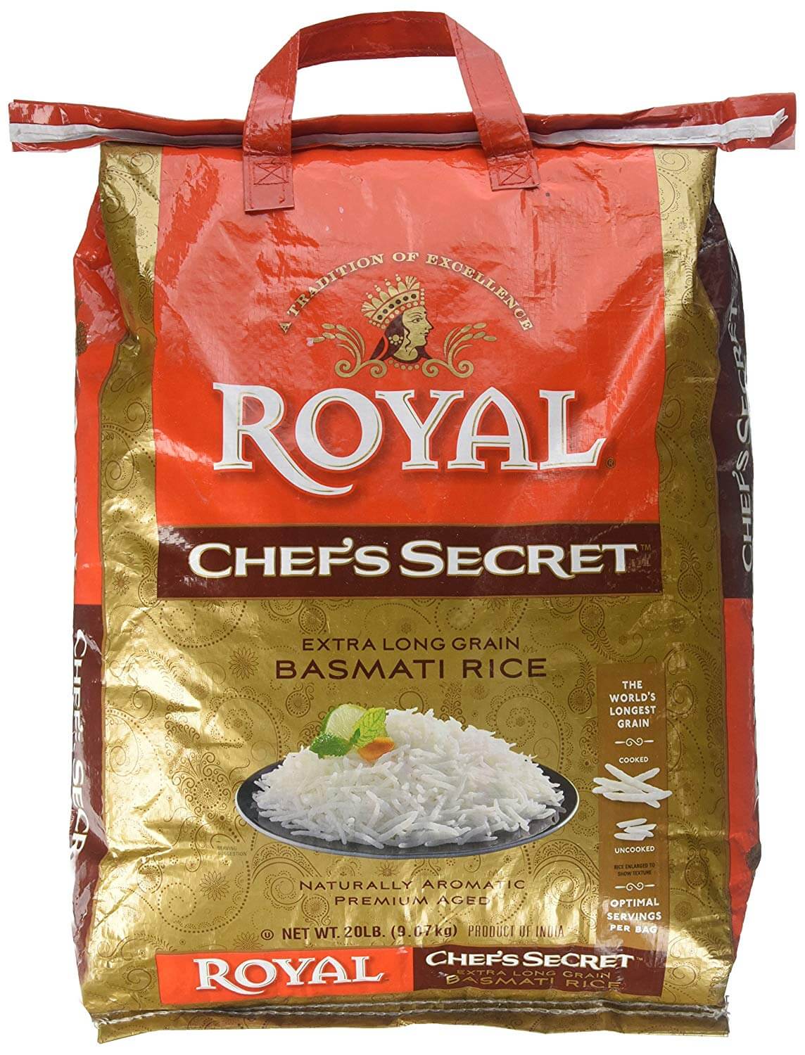 745042000099.jpg Royal Chef's Secret Basmati Rice 20LB - Image 1