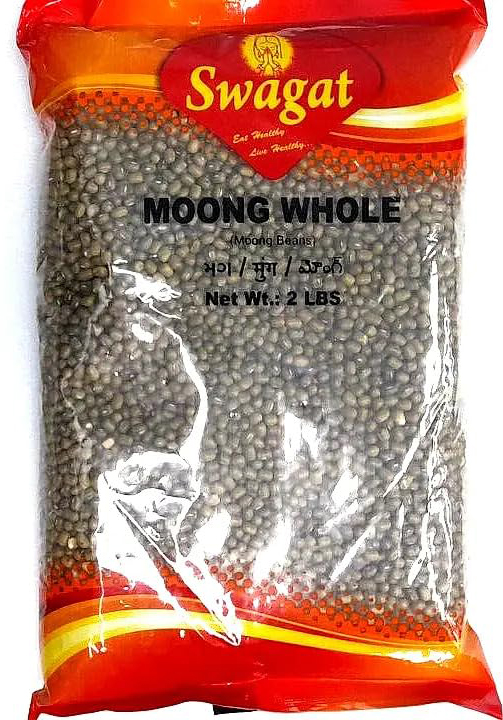 784696301299.jpg Swagat Whole Moong 2LB - Image 1