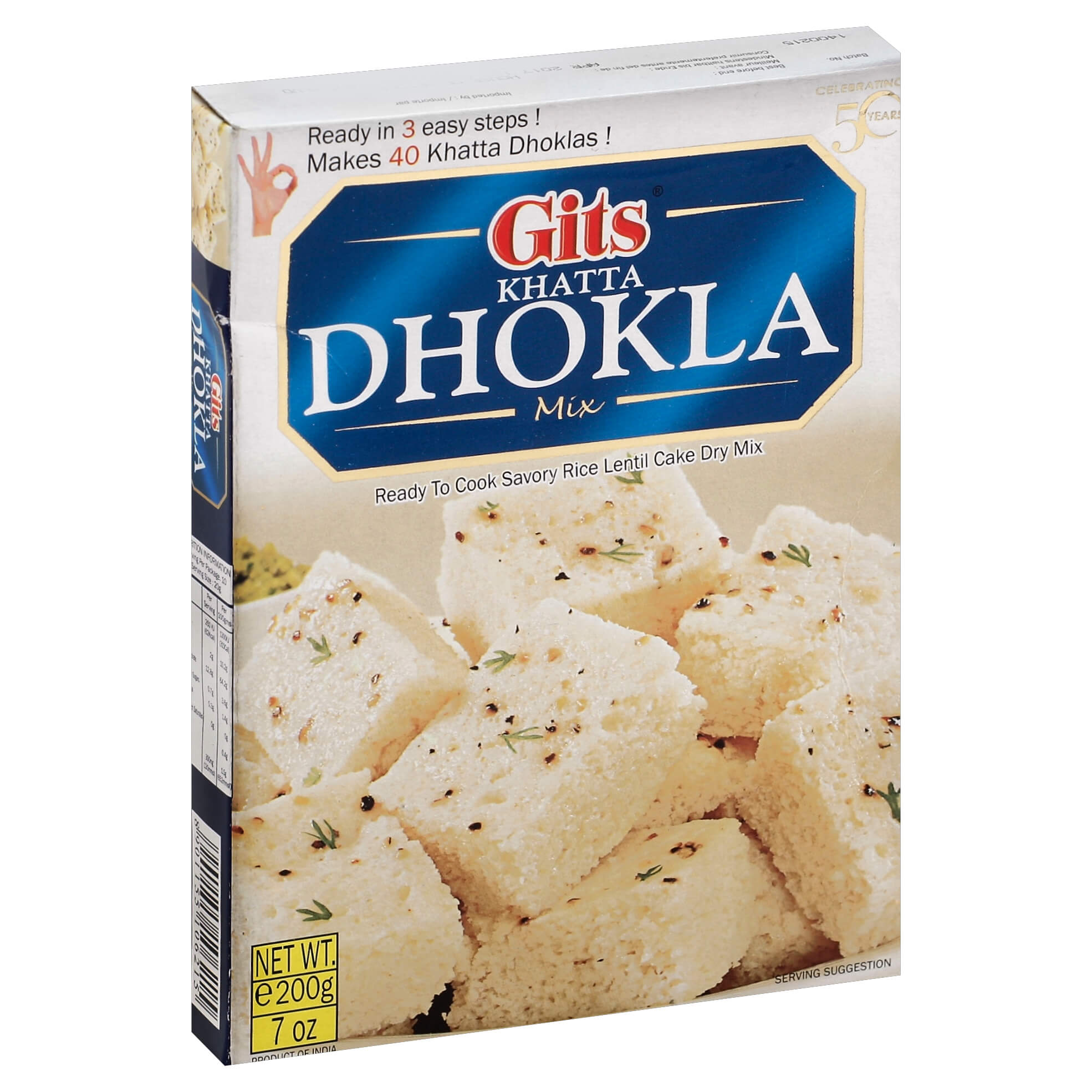 8901155106215.jpg Gits Khatta Dhokla Mix 200G - Image 1