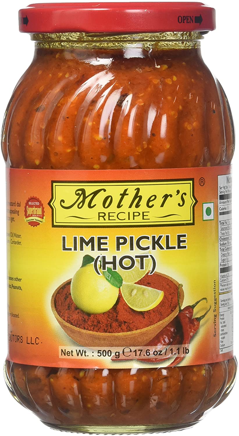 8906001055341.jpg Mother's Lime Pickle Hot 500G - Image 1