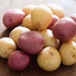 Fresh White and Red Potatoes